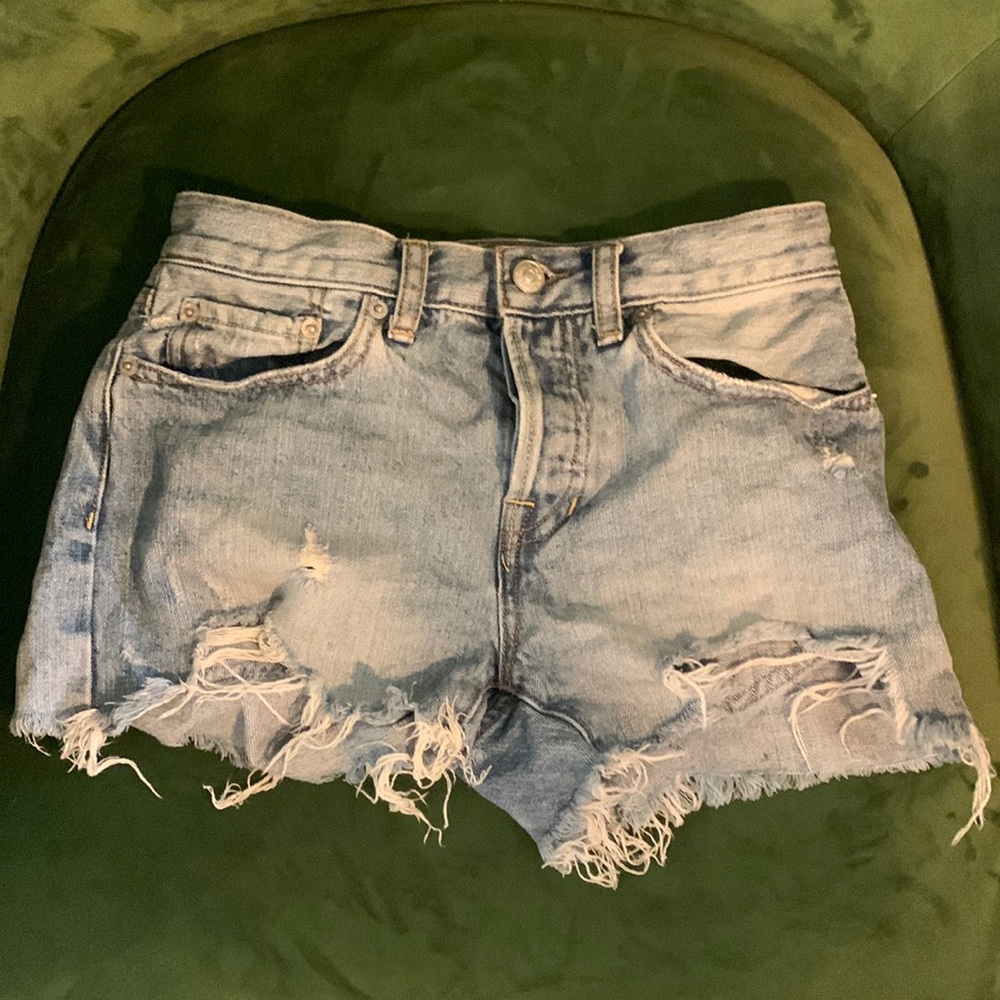 Short denim jean shorts